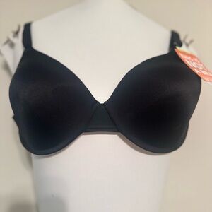 Warner's Classic Black Underwire Bra